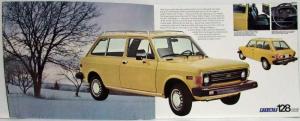 1975 Fiat Family Cars Sales Brochure