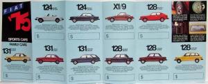 1975 Fiat Full Line Sales Folder Mailer