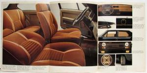 1975 Fiat Ritmo Targa Oro Sales Folder Poster w At a Glance Sheet - French Text