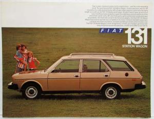 1976 Fiat 131 Station Wagon Spec Sheet