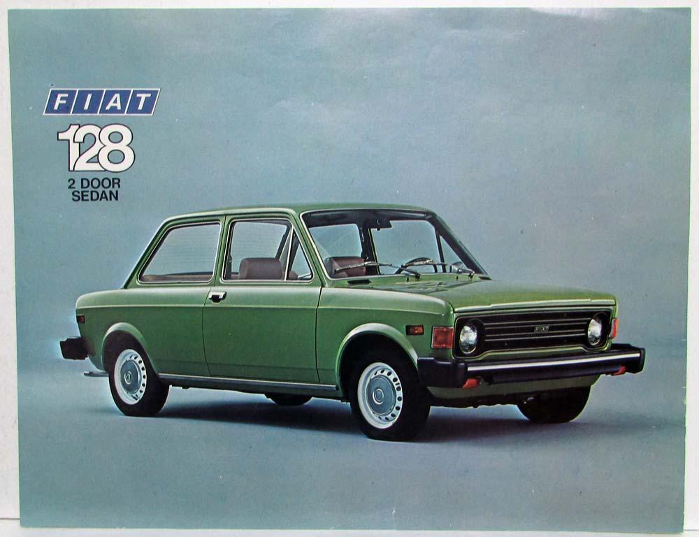 1976 Fiat 128 2-Door Sedan Spec Sheet