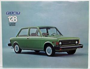 1976 Fiat 128 2-Door Sedan Spec Sheet