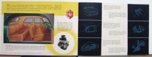1951 Ford Consul English Specifications Sales Brochure Original