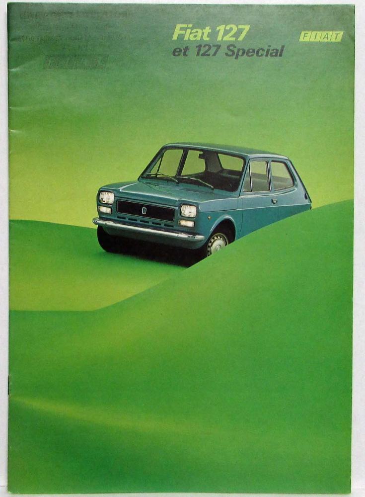 1971-1977 Fiat 127 et 127 Special Sales Brochure - French Text
