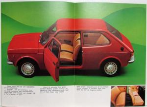1971-1977 Fiat 127 et 127 Special Sales Brochure - French Text