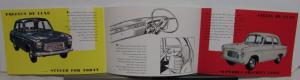 1953 Ford De Luxe Anglia And Prefect English Sales Brochure Original