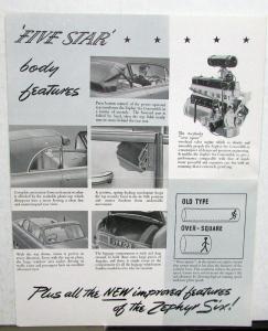 1953 Ford Zephyr Convertible English Sales Brochure Poster Original