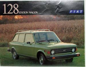 1977 Fiat 128 Station Wagon Spec Sheet