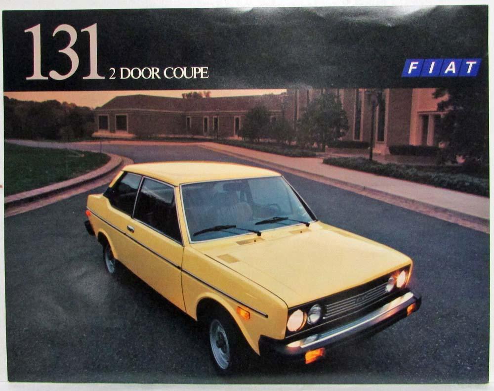 1977 Fiat 131 2 Door Coupe Spec Sheet