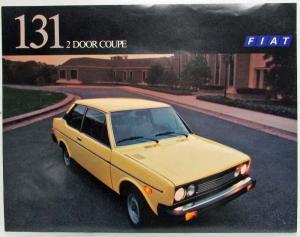1977 Fiat 131 2 Door Coupe Spec Sheet