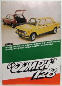 1977 Fiat 128 OOMPH Sales Brochure - South African Market