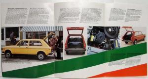 1977 Fiat 128 OOMPH Sales Brochure - South African Market