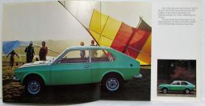1977 Fiat Berlinetta Sales Brochure - UK Market