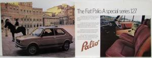 1977 Fiat Inside Information Sales Brochure with Sleeve - Palio and Bellini
