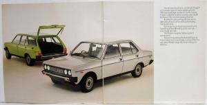 1977-1978 Fiat Mirafiori 1600 4-Dr Saloon and 5-Dr Estate Sales Brochure