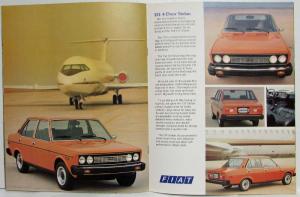 1978 Fiat Full Line Nothing Drives Like a Fiat Sales Brochure - 128 131 124 X1/9