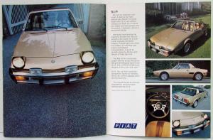 1978 Fiat Full Line Nothing Drives Like a Fiat Sales Brochure - 128 131 124 X1/9