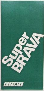 1978 Fiat Super Brava Standard Equipment Sales Folder