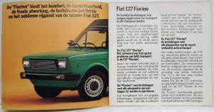 1978 Fiat 127 Fiorino Sales Folder - Dutch Text