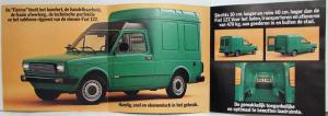 1978 Fiat 127 Fiorino Sales Folder - Dutch Text