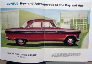 1957 Ford Consul English Sales Brochure Original