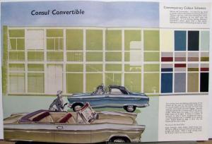 1957 Ford Consul English Sales Brochure Original