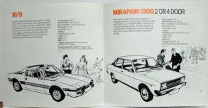 1978 Which Fiat An Intro to the Current Range of Fiat Cars Sales Brochure - UK