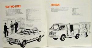 1978 Which Fiat An Intro to the Current Range of Fiat Cars Sales Brochure - UK