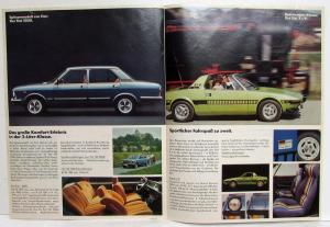 1978 Fiat Cars that Make You Happy Sales Folder - German Text