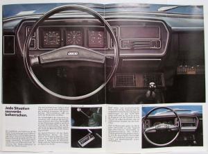 1978 Fiat 131 Mirafiori Sales Brochure - German Text