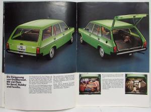 1978 Fiat 131 Mirafiori Sales Brochure - German Text