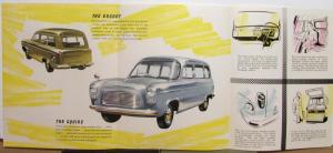 1956 1957 Ford Squire Escort English Sales Brochure Original