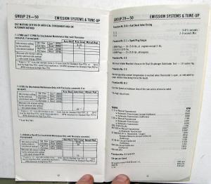 1977 Ford Car Service Specs Mustang II Thunderbird Cougar Ranchero Lincoln Merc