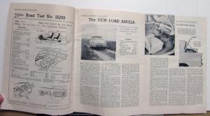 1960 Ford Anglia De Luxe English Road Test Sales Brochure Original