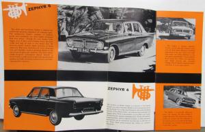 1963 Ford Panorama English Anglia Cortina Capri Zephyr Sales Brochure Original