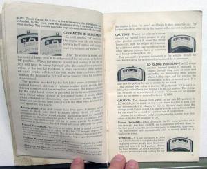 1952 Pontiac Owners Operator Manual Care & Op Instructions Service Guide Orig