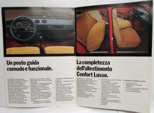 1978 Fiat Nuova 127 4 Porte Sales Brochure - Italian Text