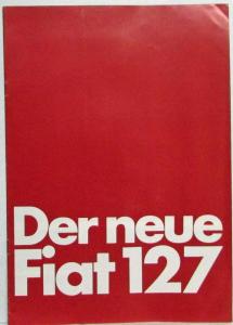 1978 Fiat Der Neue 127 Sales Brochure - German Text