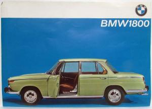 1964 BMW 1800 Spec Sheet