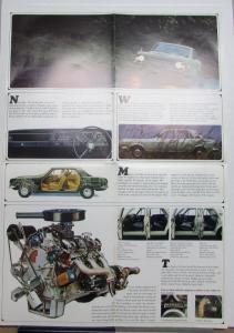 1968 Ford Zephyr 6 De Luxe Enlgish Sales Brochure Poster Original
