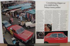 1970 Ford Zephyr English Sales Brochure Original