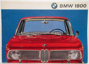 1965 BMW 1800 Sales Brochure