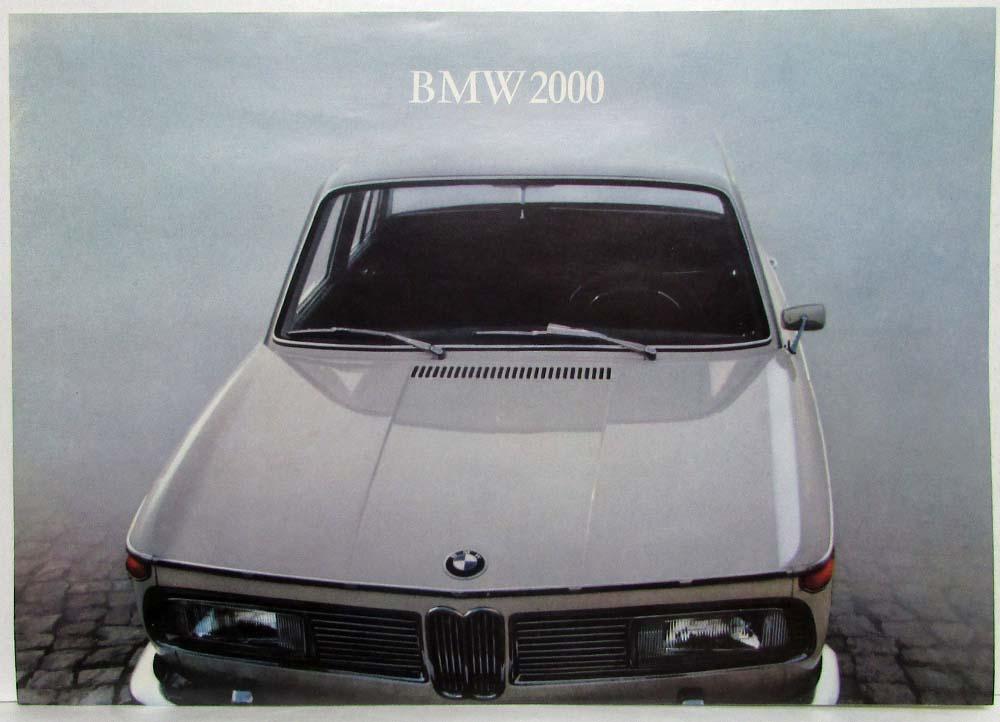 1965 BMW 2000 Spec Sheet