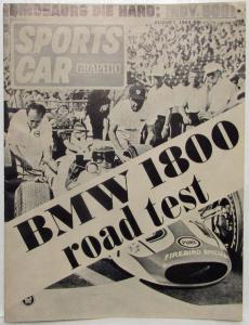 1965 BMW 1800 Sports Car Graphic Reprint Road Test Article August 1964 Issue