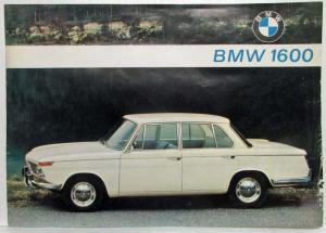 1965 BMW 1600 Spec Sheet