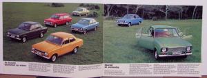 1969 1970 1971 1972 1973 1974 1975 Ford Escort English Dutch Text Brochure Orig