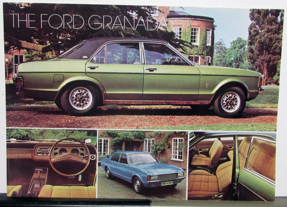 1974 Ford Granada English Sales Brochure Original