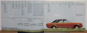 1974 Ford Granada English Sales Brochure Original