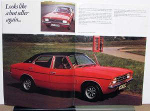 1974 Ford Cortina English Sales Brochure Original