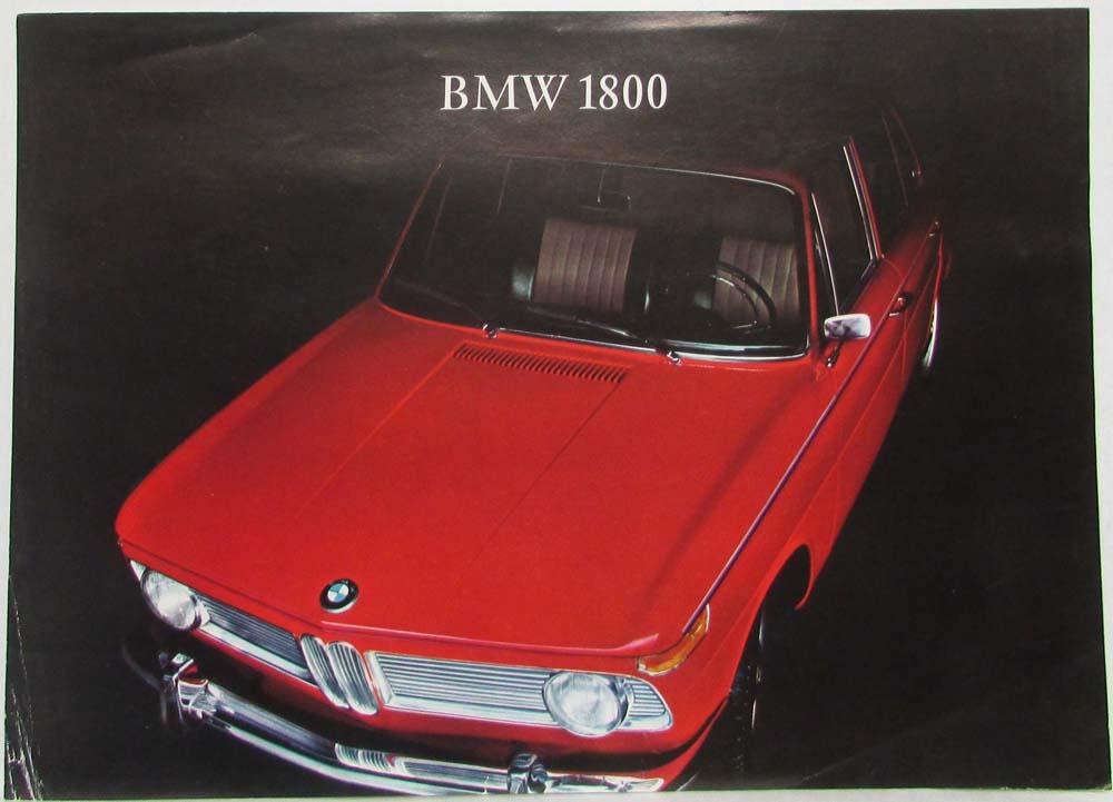 1967 BMW 1800 Spec Sheet - French Text